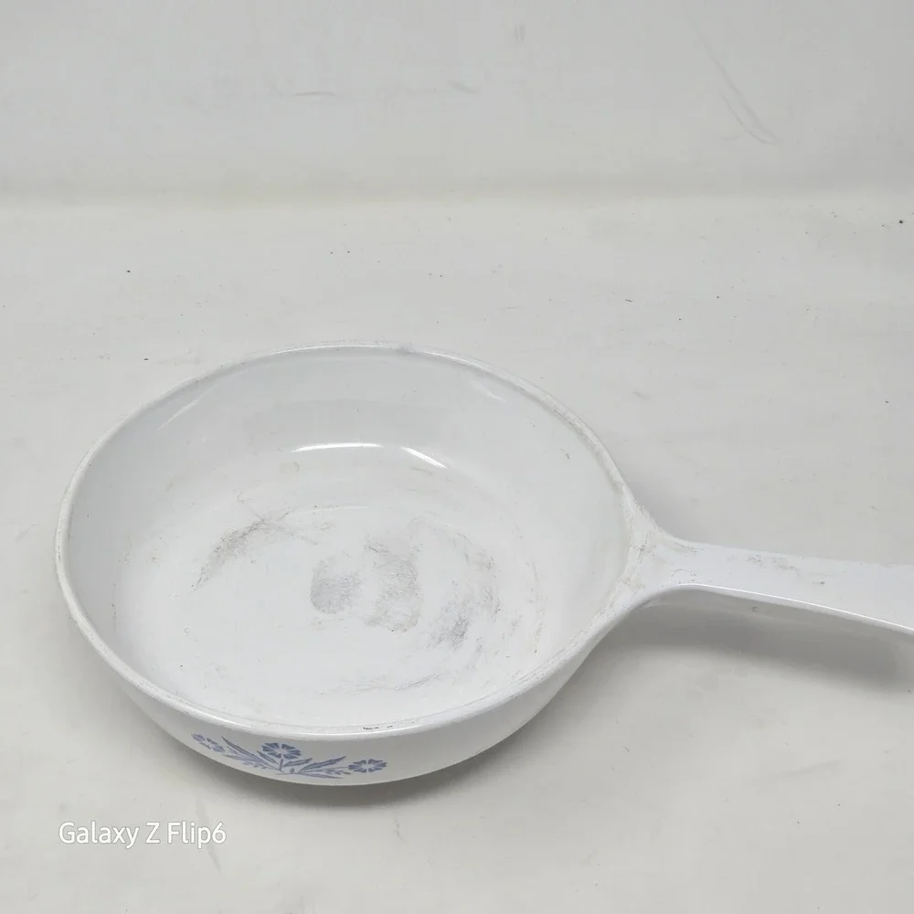 Vintage Corning Ware Blue Cornflower 6.5 Inch Skillet P-83- Range Microwave Safe